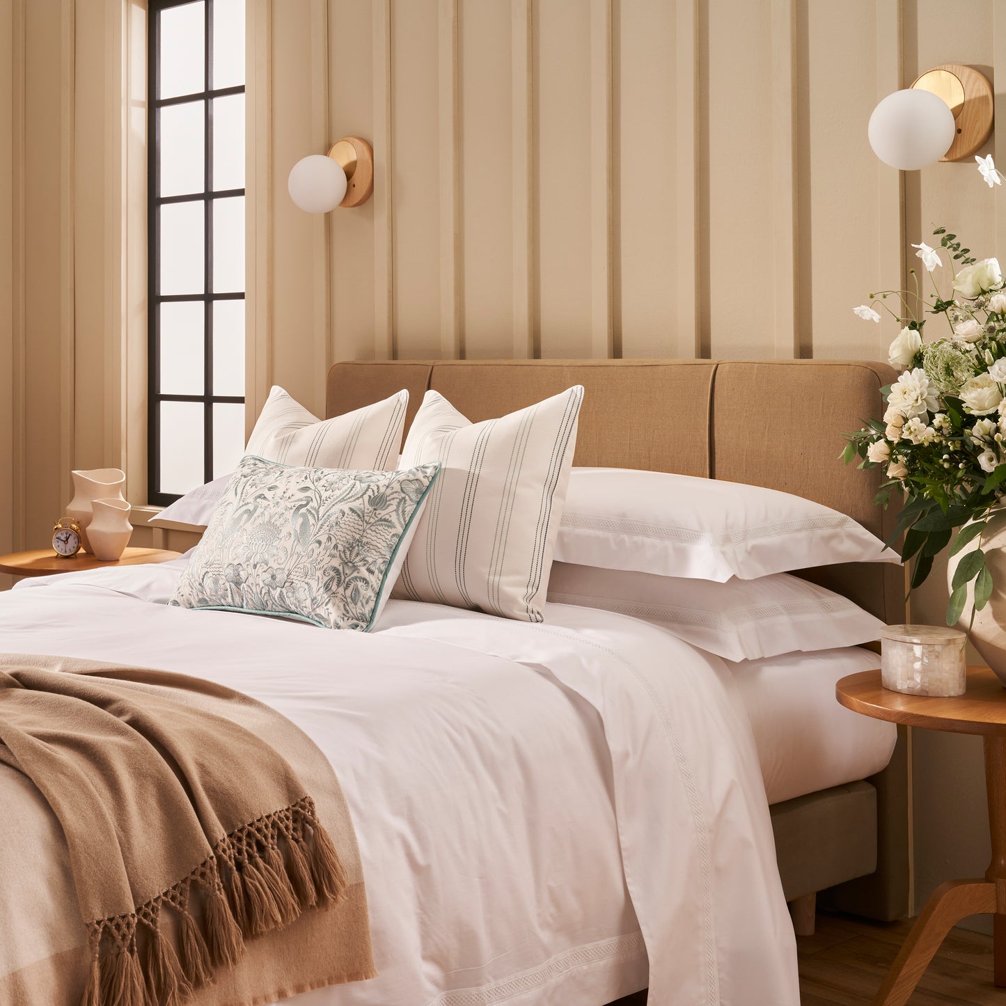 Elise Lace Duvet Cover