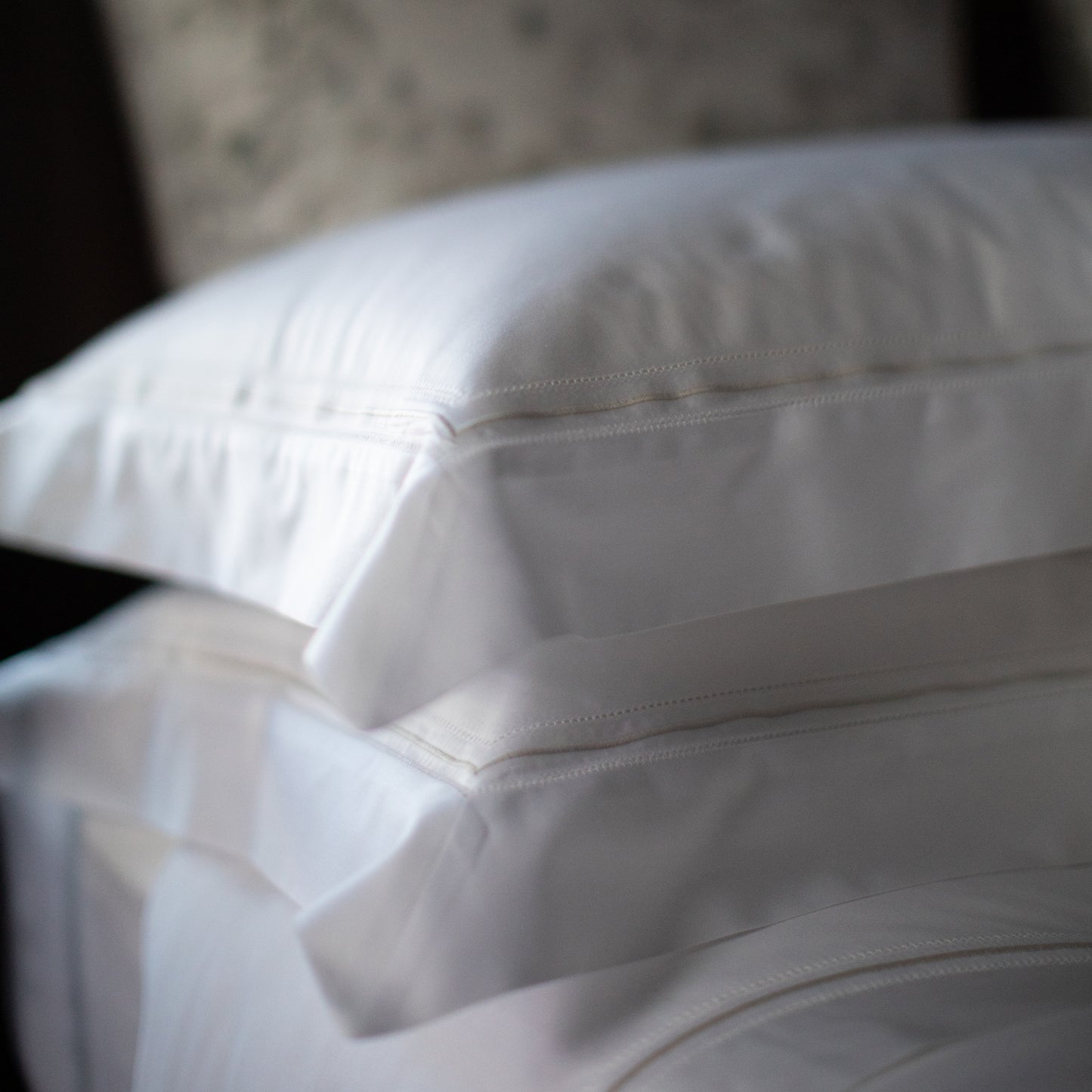 Warm Harbour Oxford Pillowcase in Morning Mist
