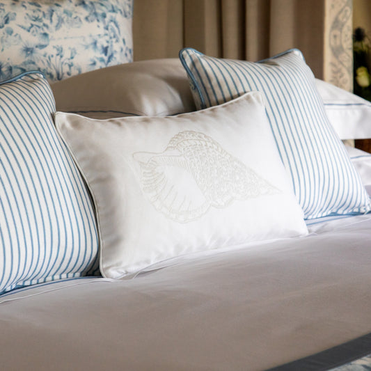 Warm Harbour Shell Cushion