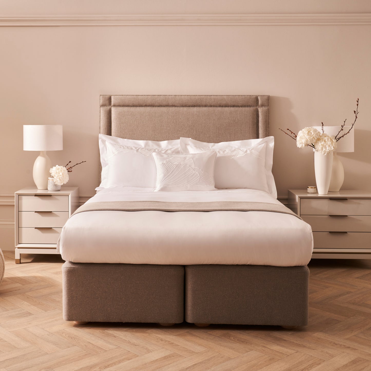 White Coral Duvet Cover