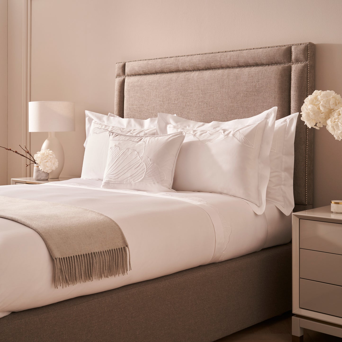 White Coral Decorative Cushion