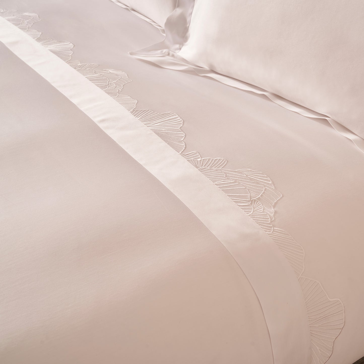 White Coral Duvet Cover