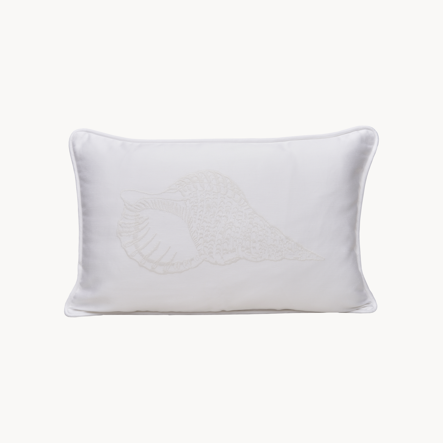 Warm Harbour Shell Cushion