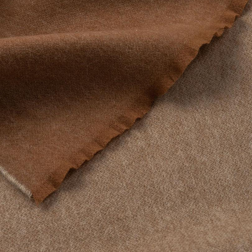 Close-up of brown fabric texture