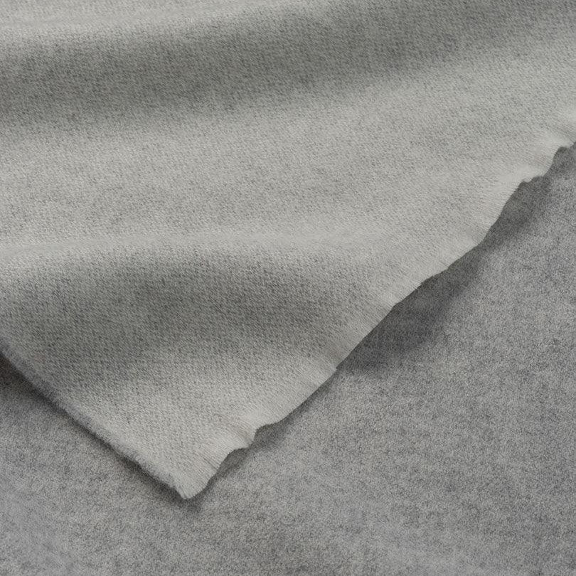 Close-up of gray fabric with folds