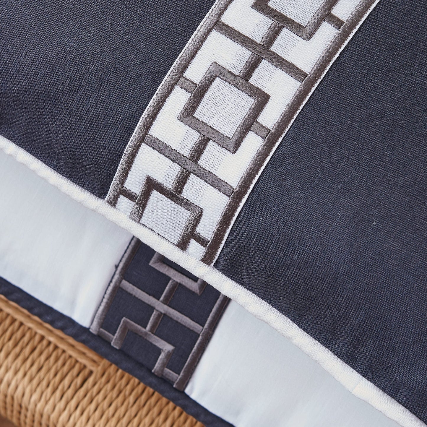 Fiji Decorative Cushion in Grey