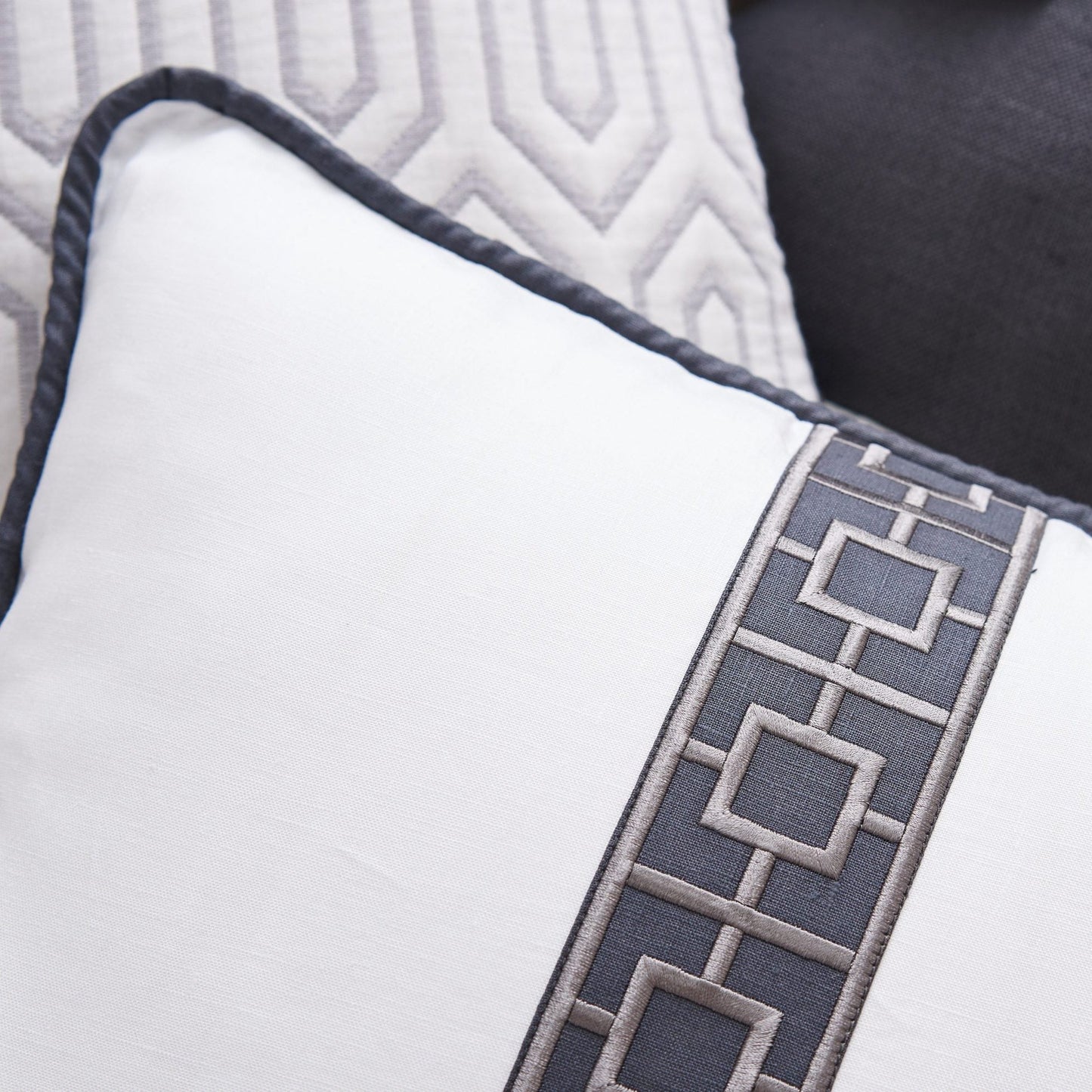 Fiji Decorative Cushion in White