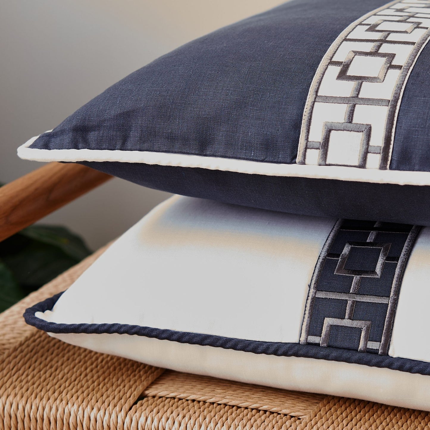Fiji Decorative Cushion in White